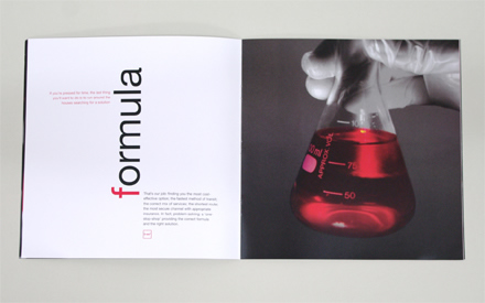 Brochure Design for Couirer Companies
