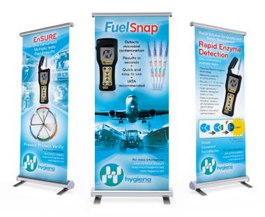 Hygiena Pop Up Stands